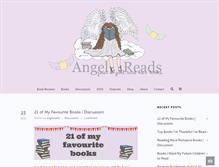 Tablet Screenshot of angelreads.com